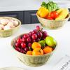 Creative Farmhouse Bamboo Woven Storage & Sieve Basket for Kitchen & Vegetable Use