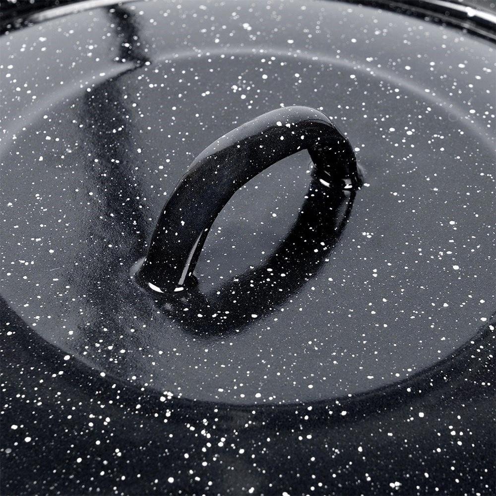 Enameled cauldron lid 7.5 l, 34 cm