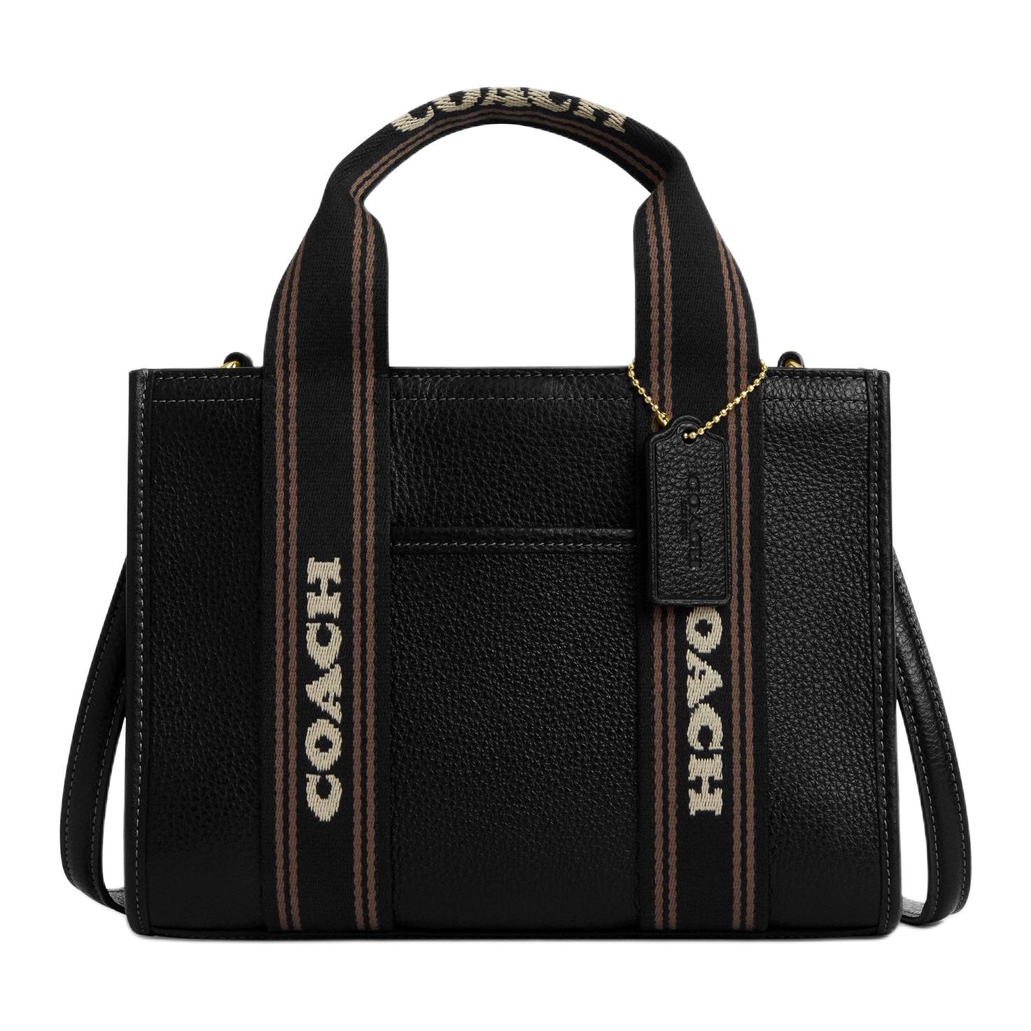 

Coach Smith 24 Logo Leather Tote Bag Women tote Black CBH14-IMA47 Basic Set (Bag+Dust Bag)