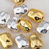 2Pcs 4pcs 18k Gold Color Plated Irregular Shape Charms Spacer Beads for DIY Jewelry Bracelet Necklace Making Accessories