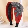 Korean Rhinestone Wide Headband - Breathable, Versatile Hair Accessory