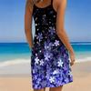 Women's Beach Dress Mini Dress Print Casual Modern Dress Sleeveless Loose Fit Outdoor Daily Summer