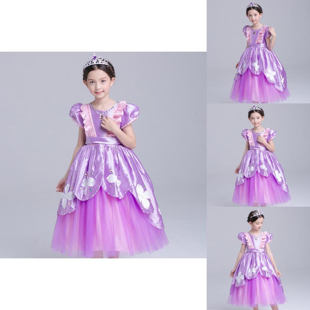 Enchanting Sofia The First Deluxe Dress Princess Sophia Costume Gown In Purple