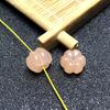 Gold Silk Jade Pumpkin Beads: Round Pendant & DIY Jewelry Accessories