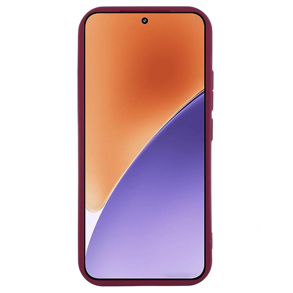 For Xiaomi 15 Case Grooved Design TPU Anti-Slip Phone Cover