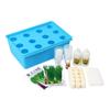 12 Löcher Pflanzenstandort Hydroponisches System Anzucht Blase Indoor Schrank Box Sets