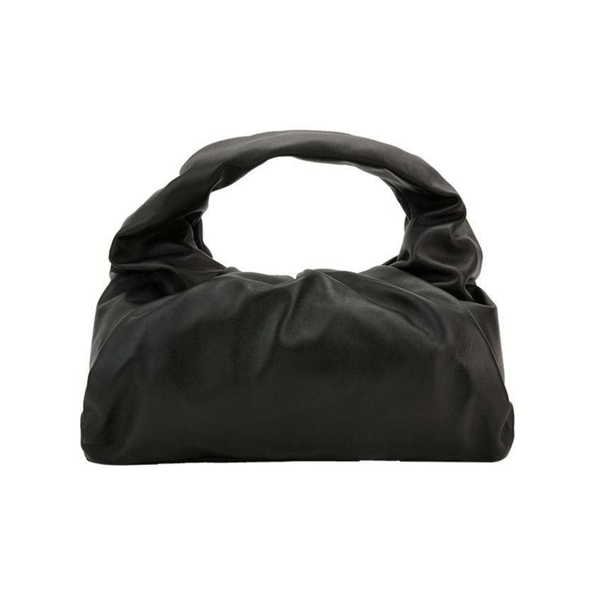 

Bottega Veneta The Shoulder Pouch Bag Black/Silver Women Pouches 610524-VCP40-1229 Basic Set (Bag+Dust Bag)