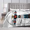 192 Vitru Grendizer Blanket Flannel Winter UFO Robot Goldrake Lightweight Thin Throw Blanket for Home Outdoor Plush Thin Quilt