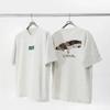 Hot Be Jointly Produced Ams Japanesestyle American Retro Animal Print Shortsleeved Outdoor Casual Tshirt
