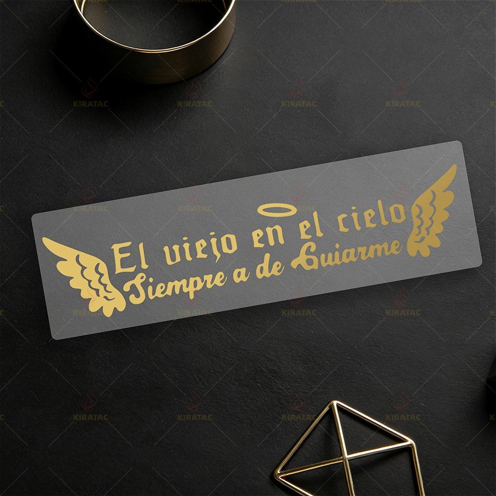 Healing Angel Element Spanish Motocycle Sticker Waterproof for Fairing Fuel Tank Car Trunk Window Scooter Universal Vinyl Decals