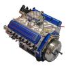 Garage Display Piece Resin V8 Engine Model Statue for Car Enthusiasts Small-block Engine Figurine Collectible Gift for Adults
