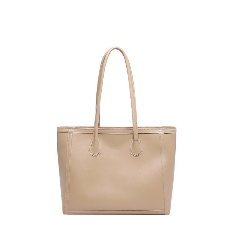 Elegant And Spacious Pu Tote Bag For Women Versatile Stylish Shoulder Bag In Four Colors