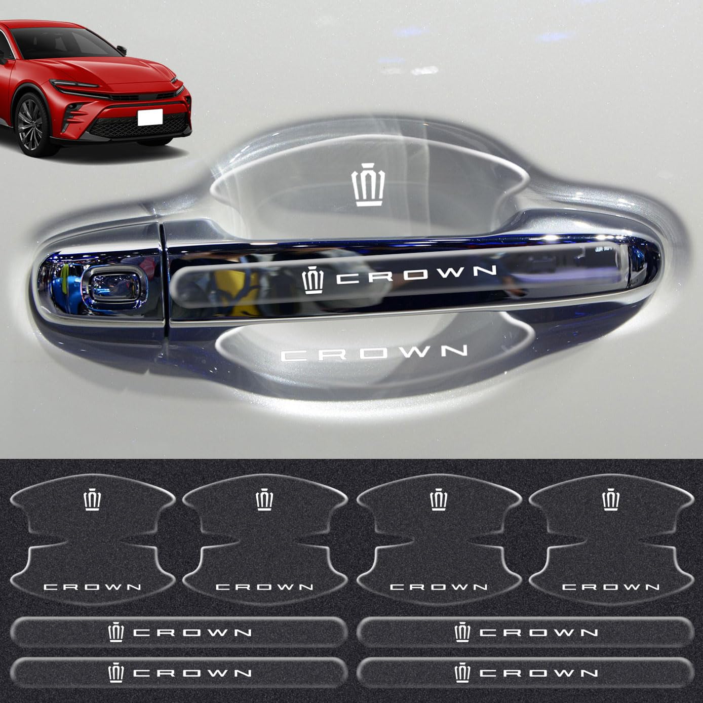 

HUDIY Toyota New Crown 35 Series Door Handle Protector, For Vehicle Specific Door Knob