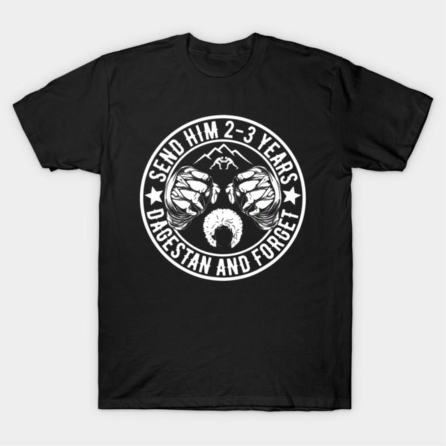 Send Him 2-3 Years To Dagestan And Forget Mma Wrestling Meme T-shirt For Men Women 100% Cotton T Shirts Short Sleeve Tops 032... S разноцветный