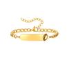 Custom Name Basketball Bracelet Engraved Stainless Steel Adjustable Kids Sports Jewelry Birthday Gift for Boys Girls