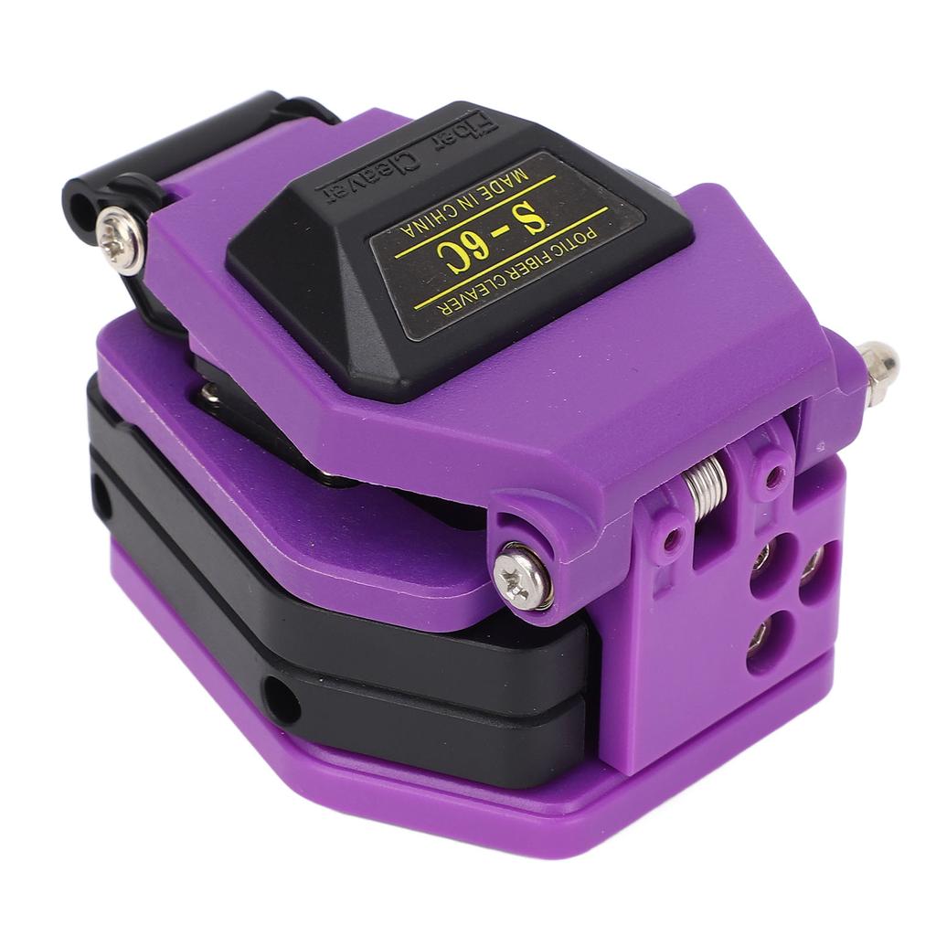 Fiber Optic Cleaver High Accuracy Optical Cable Cutter Tool 16 Cutting Points 48000 Times Hot Melt C