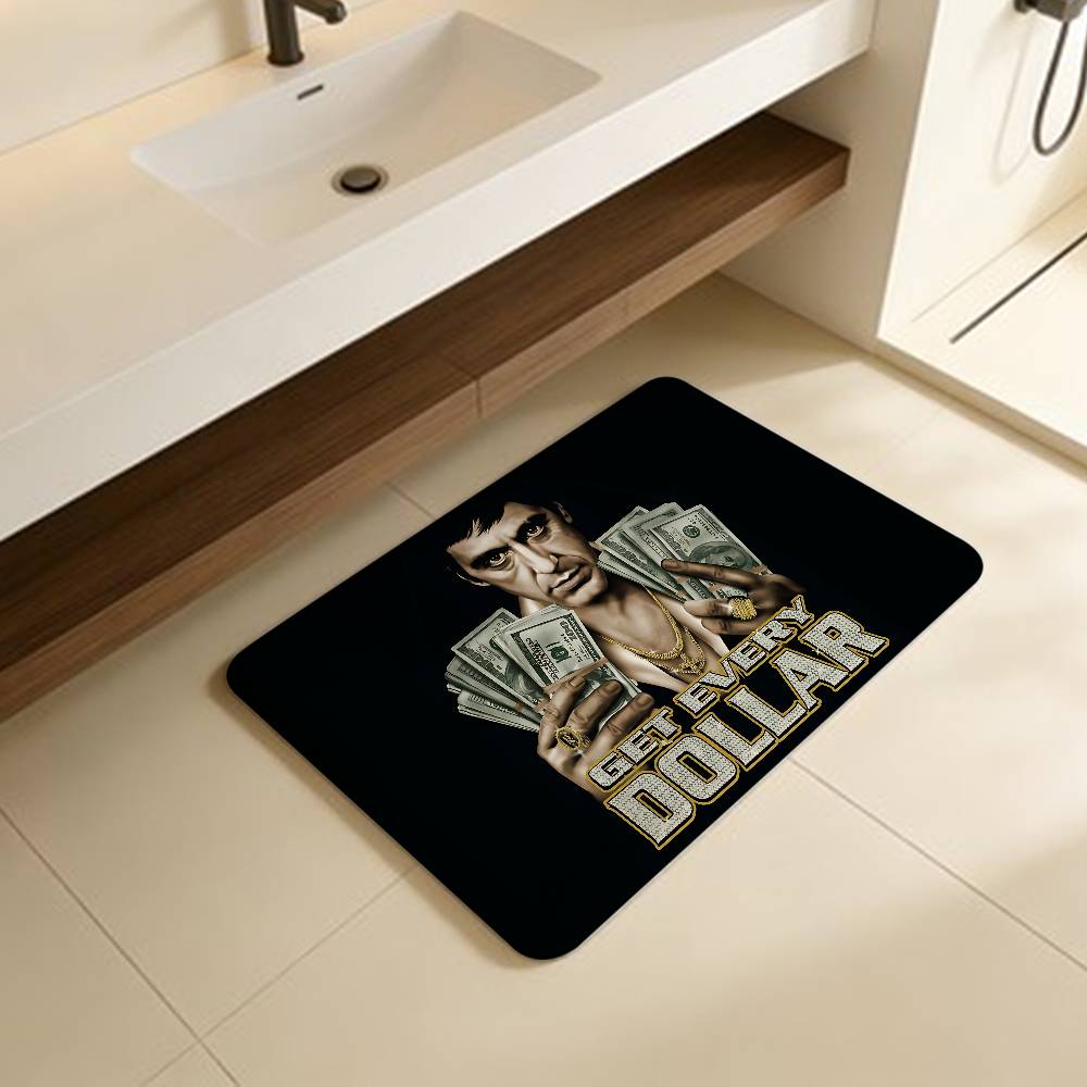 S-Scarface 1983 Film Kitchen Mat Cheaper Anti-slip Modern Living Room Balcony Printed Modern Home Decor