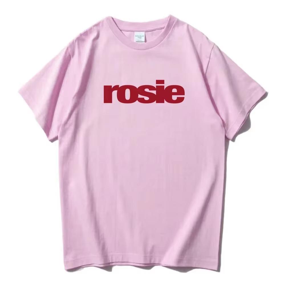 Rosé New Album Number One Girl Same T Shirt Menwomen Clothing Harajuku Tops Y2k High Quality Suitable For Both Men And Women