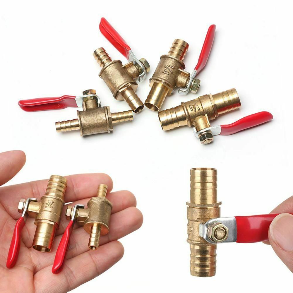 Ball Valve 6/8/10/12mm 6/8/10/12mm Ball Valve High Quality Hose Barb Brass