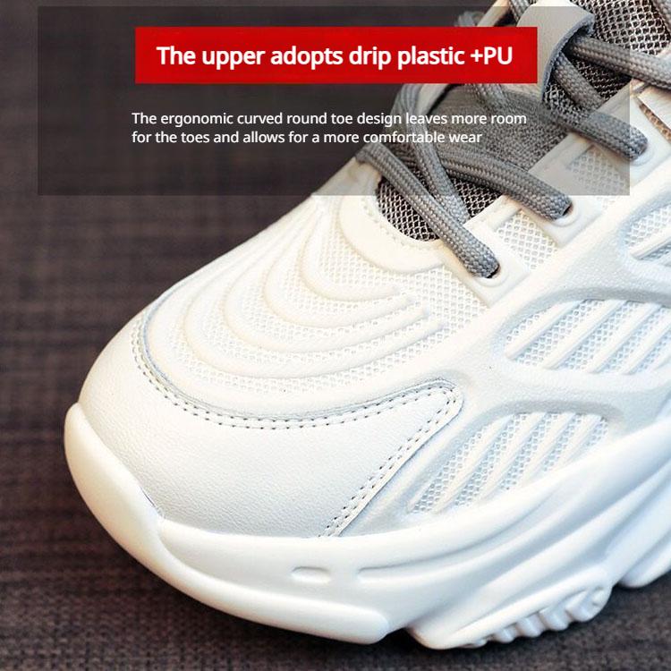 Inside Heightening Dad's Shoes Female Summer Thick Sole Sports Leisure Muffin Ins Tide Net Red Single Shoes