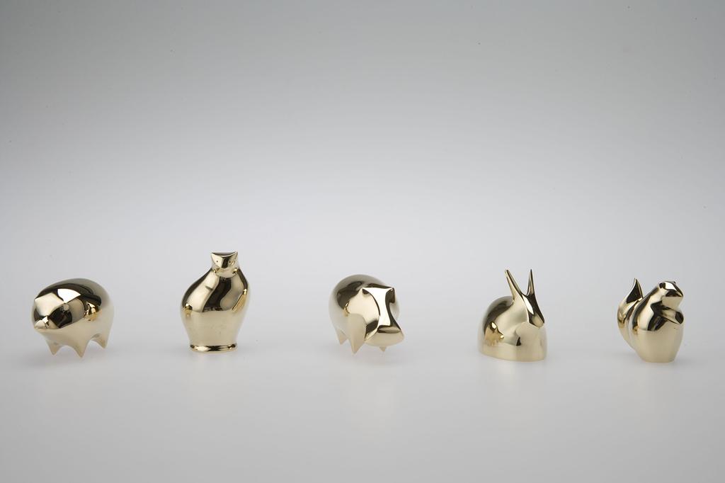 NOUSAKU Brass Block Squirrel (Brass) 507015