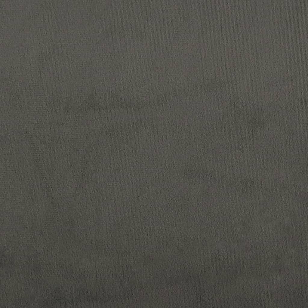 Vidaxl Bed Frame Without Mattress, Dark Gray, 140X200 Cm, Velvet
