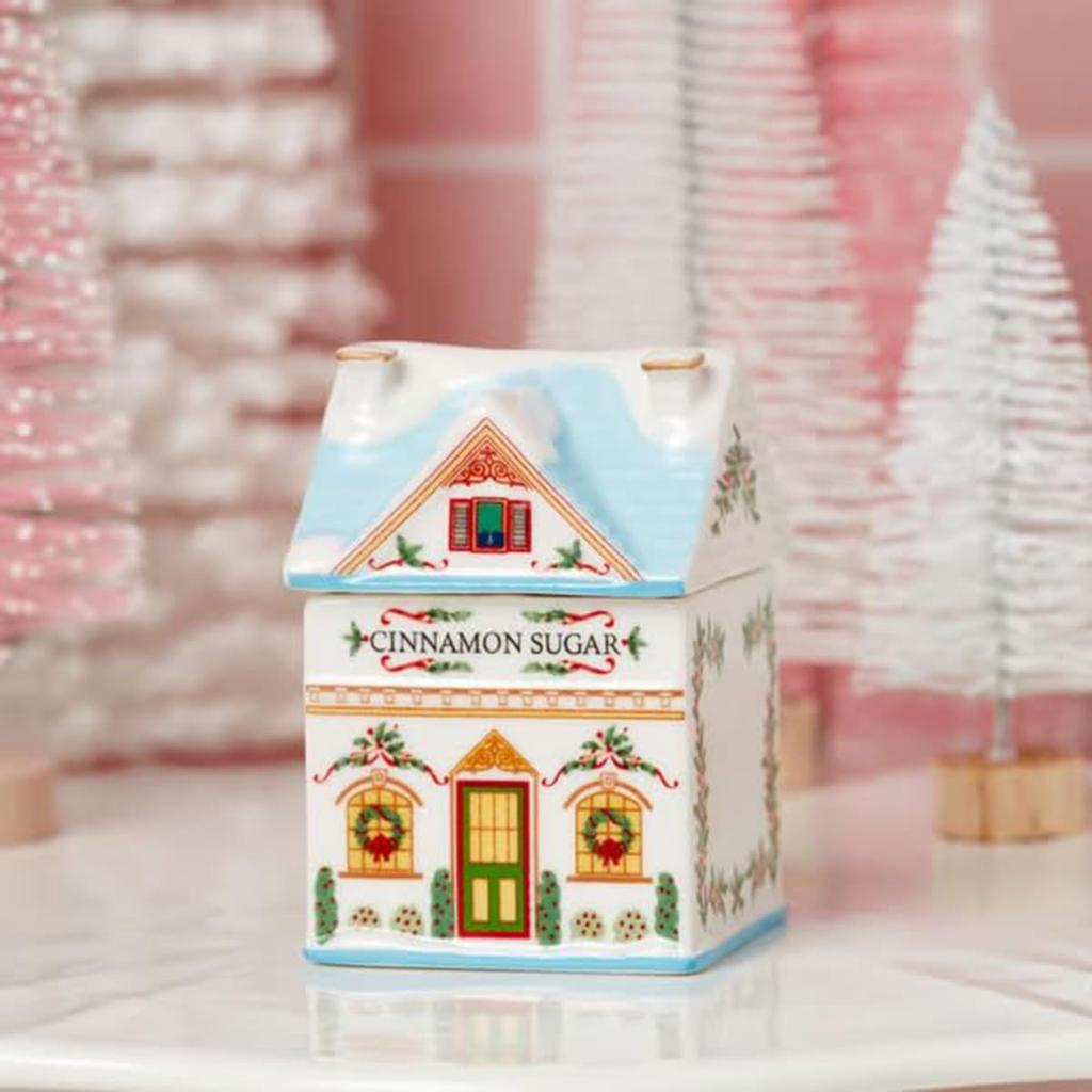 6pcs Rural House Resin Craft Kit, Hand Colored Creative Resin Crafts
