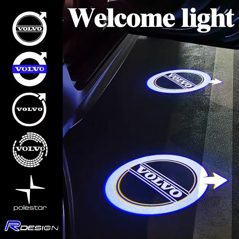 LED Car Door Welcome Lights Projector Ghost Shadow Courtesy Lamp For Volvo XC90 V90 V60 XC60 V40 EC40 EX40 S80 S60 S90 C40 XC40