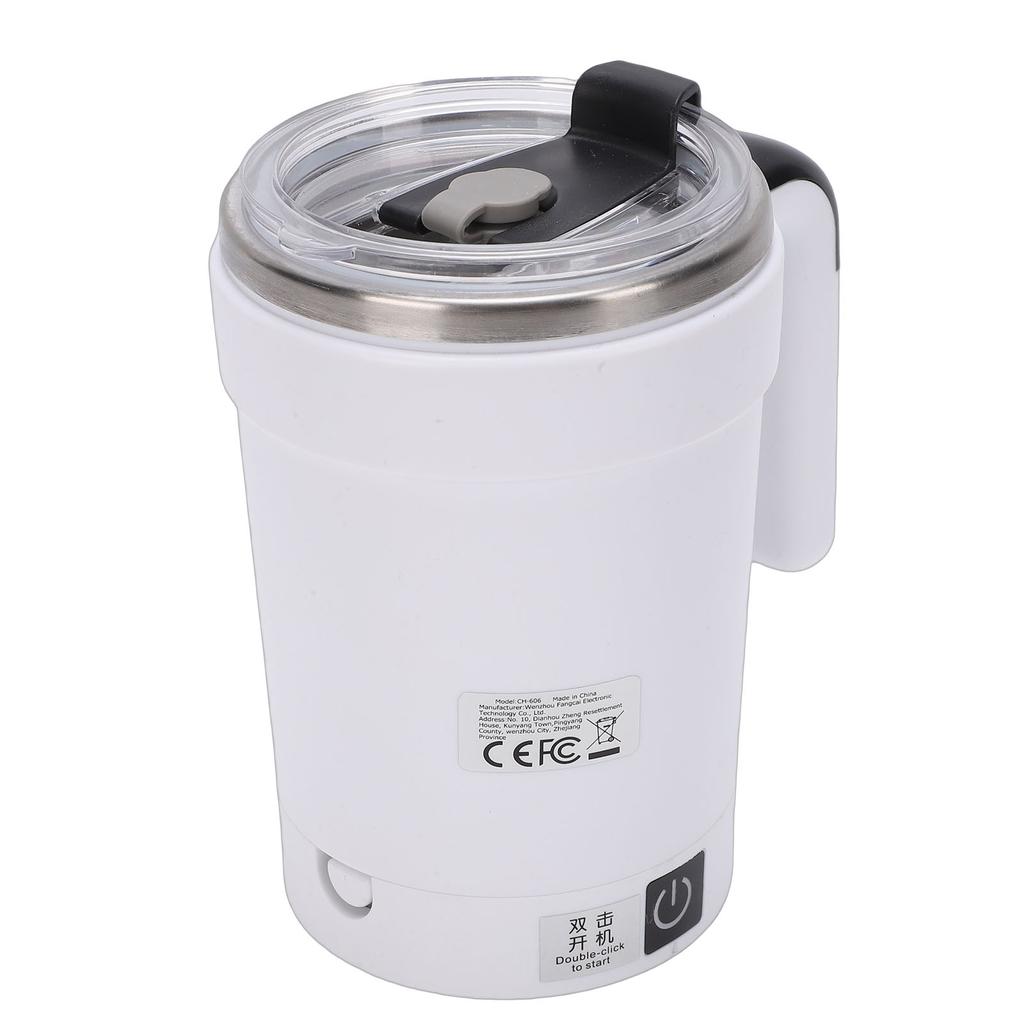 Self Stirring Mug Stainless Steel Automatic Magnetic Coffee Mug USB Rechargeable 380ML Capacity with Straw