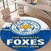 Personalized Leicester City FC Round Chair Office Rug - Perfect for Mat, Office Chair & More - Ideal Gift for Birthdays and Holidays