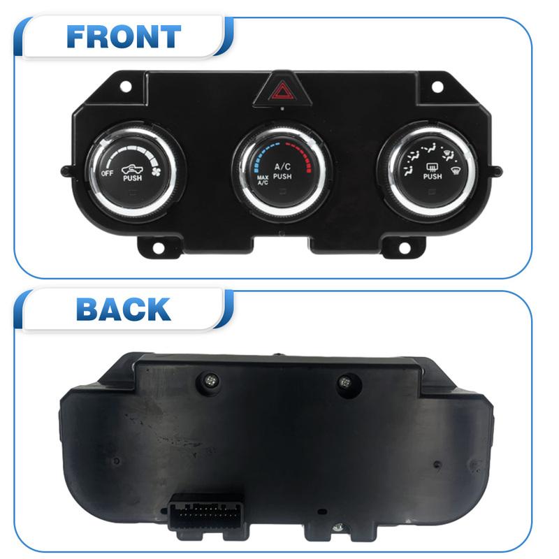 A/C Heater Climate Control Pannel Module Switch 24 P for Dodge Ram 1500/1500 Classic /3500 P68226600AA  655-02720