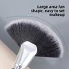 Large Wooden Handle Fan Brush Highlight Brush Delicate Fiber Hair Quick Makeup Residual Painting Batch