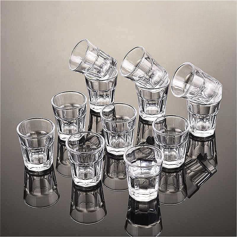 10ml/20ml/26ml/35ml Classic Shot Glass Baijiu Cup Elegant Small Wine Glass Bar Luxury Cocktail Scotch Bourbon Cups Holiday Gifts