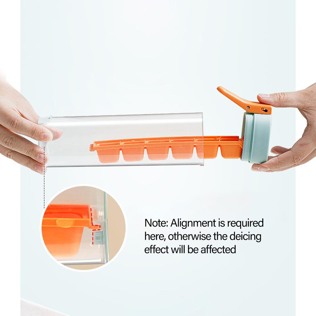 Convenient Single Hand Use Ice Tray Soft PP Material Ice Maker For Fast Ice Removal Perfect For Kitchens And Picnics
