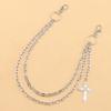 Accessories, Vintage Multilayer Cross Pendant Waist Chain, Pants Metal Accessories Sweet Cool Babes