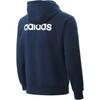 Adidas Fashionable Comfortable Hooded Letter Print Zipper Design Long Sleeve Jacket Women jackets Navy-Blue JE3580