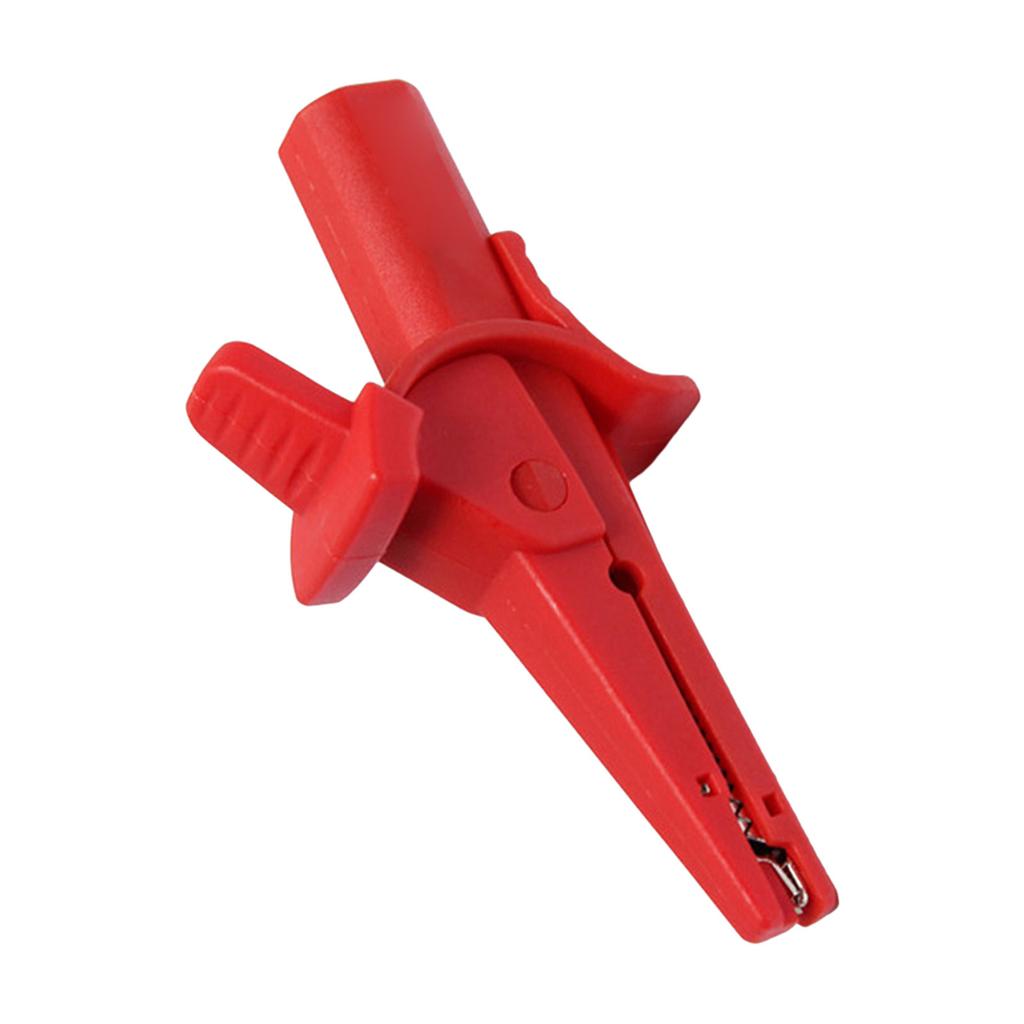 Battery Test Clip Alligator Clip Insulated 4Mm Banana Plug Clamp Multimeter Probe for Electrical Testing Solar Panel Car Battery