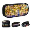 Custom 12 Gold Saints Knights Of The Zodiac Cute Supernatural Saint Seiya Manga Pencil Pouch Students Stationery