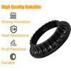 6PCS E26 Light Socket Rings, Lamp Shade Collar Ring, Lock Socket Replacement Adapter Ring, Retainer Rings for Light Fixtures