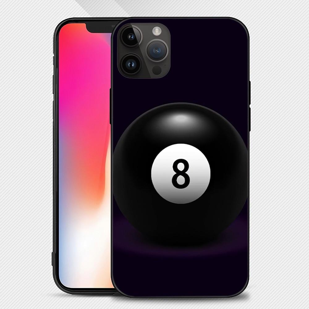 Billiards Snooker pool Phone Case iphone15 14 13 12 11 Pro Max Mini X 7 8 Soft Case
