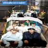 K-pop Music Group 3pcs K-pop Music Group Bedding set,Ideal for Bedroom, Dormitory,Including Duvet Cover And 2pcs Pillowcases,Fan Gifts