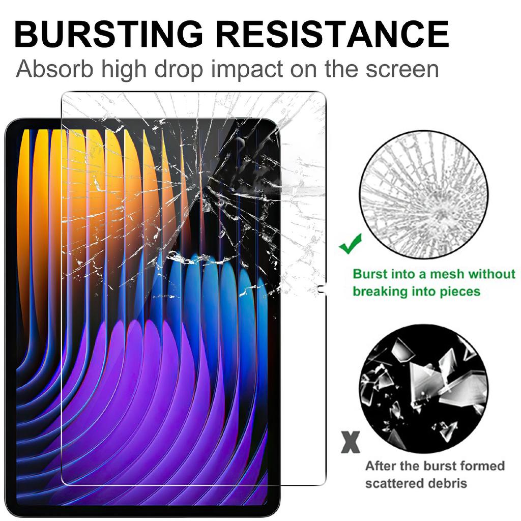 Para Xiaomi Pad 7/Pad 7 Pro Protetor de Tela de Vidro Temperado 2.5D Borda Reta Película de Tela