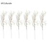 Decorations Wedding Ornament Artificial Plant Snow Pine Branch Simulation Flowers White Grass
