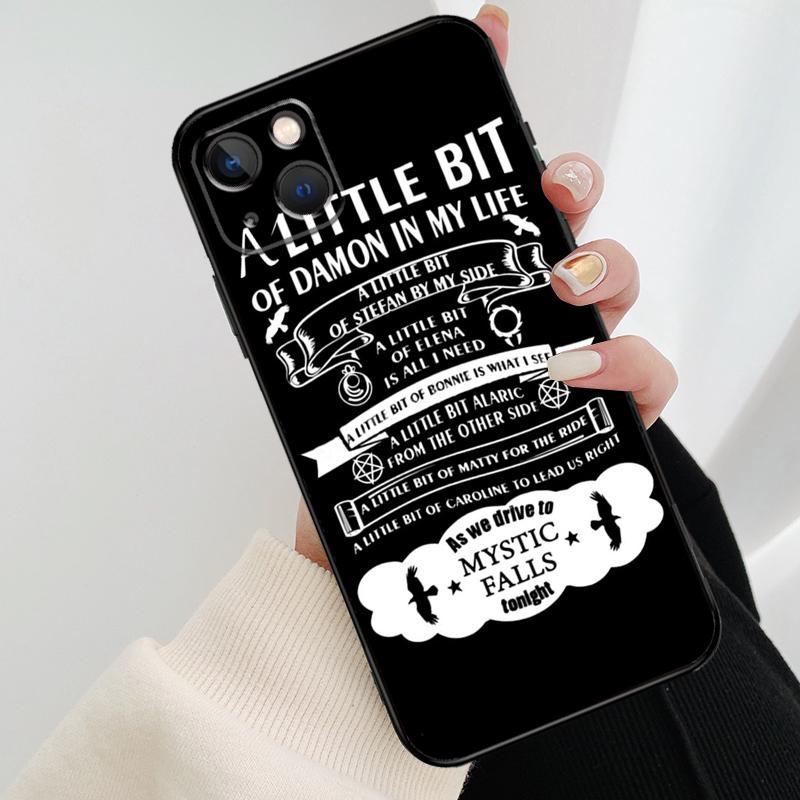 The Vampire Diaries Mikaelson Phone Case For iPhone 17 Pro Max 16 15 14 11 12 13 Pro Max Mini 15 16 Plus 16e 17 Air Cover