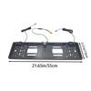 Car Parking Sensor Kit Auto Reversing Radar European License Plate Frame Camera With Sensors Monitor System