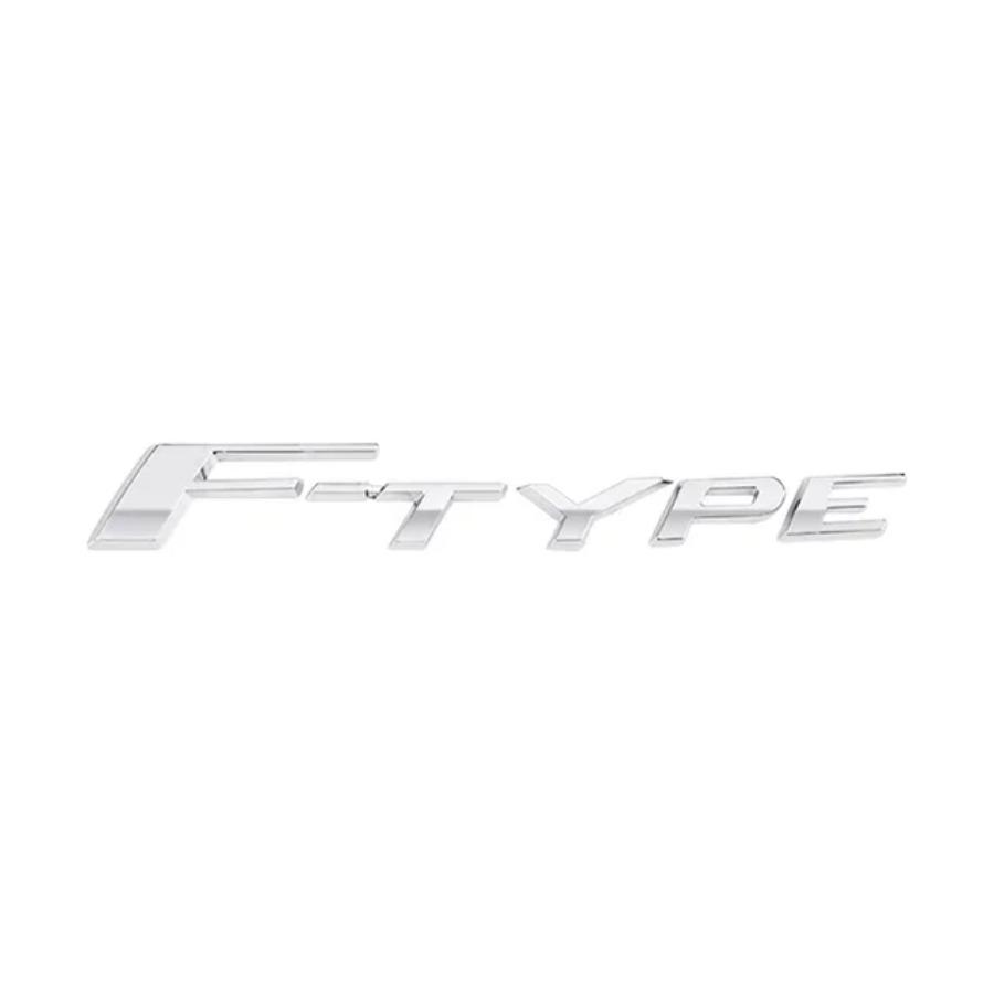 1Pc ABS Chrome F-TYPE F-PACE Car Trunk Emblem Badge 3D Logo Sticker For Jaguar EL XFL XJL XF XE Car Body Decoration Auto Accessories