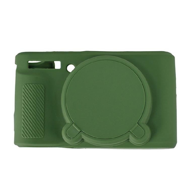 

Silicone Protective Case Protector Cover for SX740 SX730 Cameras Dirt Resistant Housing Shell Skin зелений