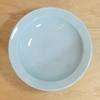 22cm Fried Rice Mino Chinese Commercial Use High-footed Plate, 7.0mm Round, Dish, Celadon, Blue-tinted, Ware, Tableware,