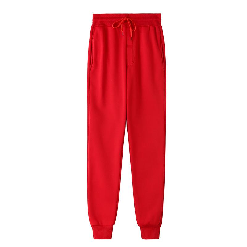 Men's Solid Color Sweatpants Joggers Autumn Winter Casual Loose Slacks Sports Streetwear Gym Sportswear