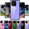 Case For Redmi Note 14 4G Case Note14 Coque Tempered Glass Hard Back Cover For Xiaomi Redmi Note 14 5G Phone Case Soft Bumper
